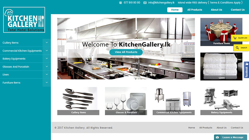 Kitchen Gallery - Ok Webs | Web Design Sri Lanka